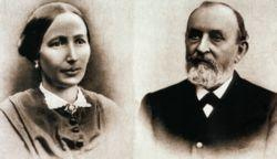 Portrait des Gründers Hermann Wilhelmi und seiner Frau.