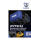 Flyer PLANETA Elektrokettenzug und Kranschienensystem, deutsche Ausgabe
