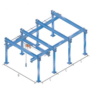 Kransystem Portal-P mit Hängekran - Abb.4