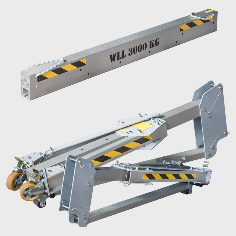 Aluminium Portalkran RAPK zusammengeklappt