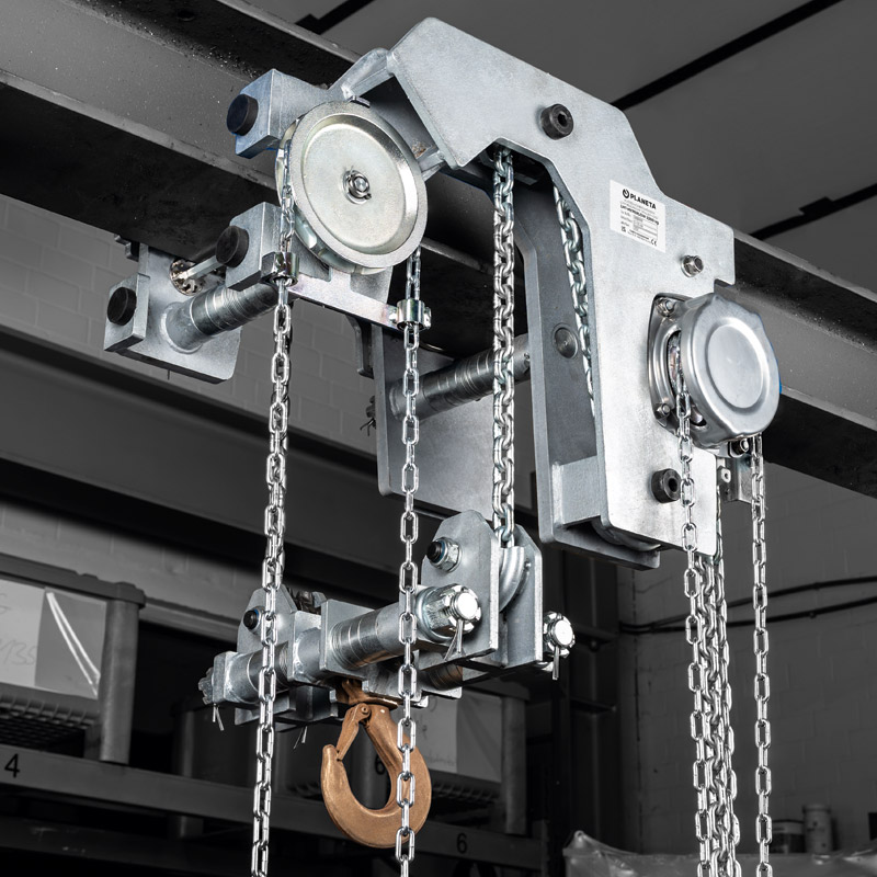 ATEX-Hubfahrwerk LHT-HYPERLOW-EX 3200 kg schräg