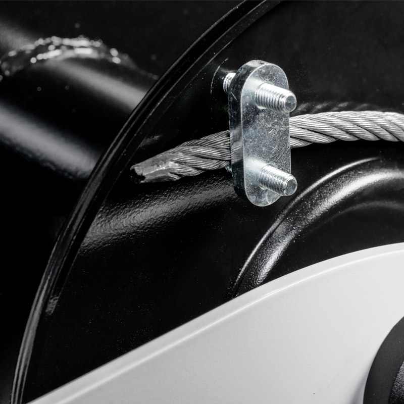 Handseilwinde PMW-WW250-1500 Seilbefestigung