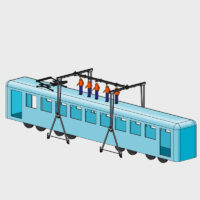 Aluminium Portalkran RHPK für Zugwagon