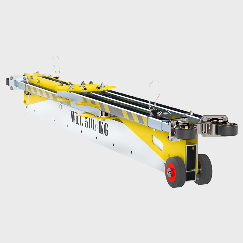 Aluminium Portalkran RKPK 500 kg zusammengeklappt