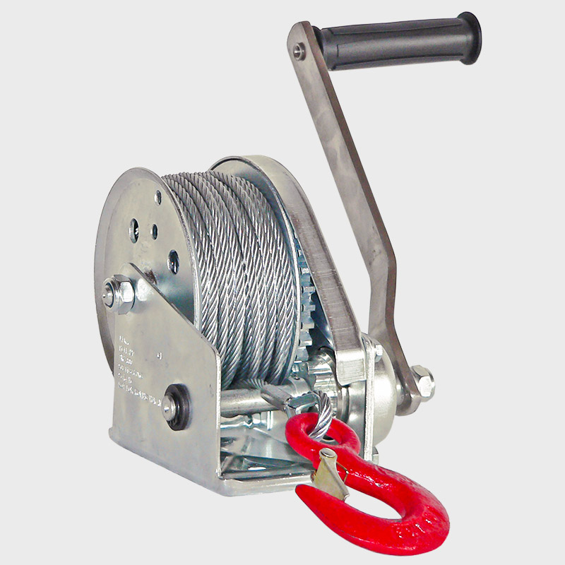 Handseilwinde BHW1200 mit Seil und Haken 550 kg