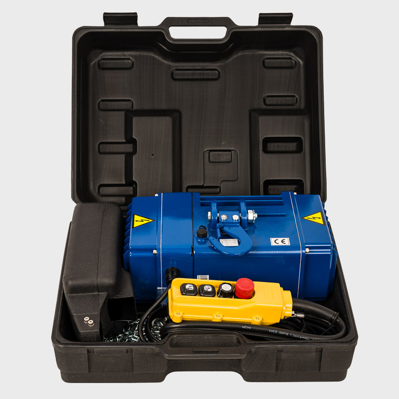 Elektrokettenzug MONTI 240 Koffer Frontansicht