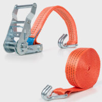 Zurrgurt RG2000A mit Druckratsche und Spitzhaken zweiteilig