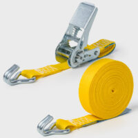 Zurrgurt RG800A mit Druckratsche und Spitzhaken zweiteilig