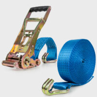 Zurrgurt RGL5000A mit Langhebel-Zugratsche und Spitzhaken zweiteilig