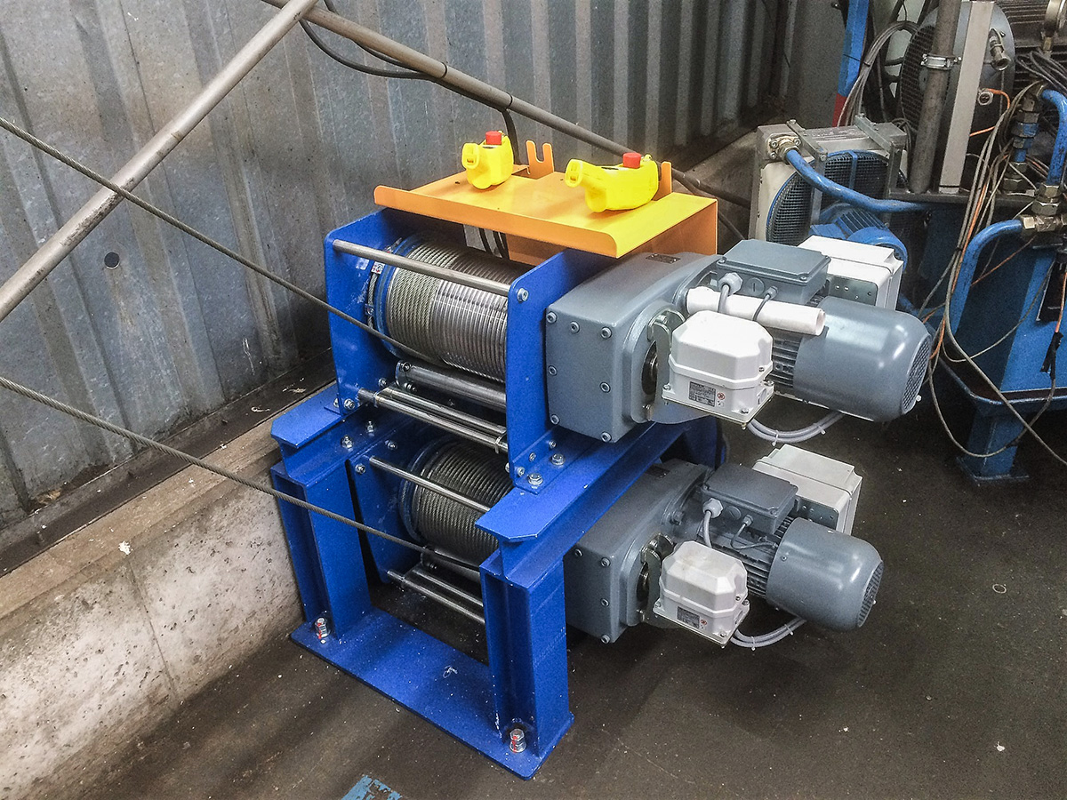 Anwendung 2 Elektroseilwinde PFW-E 1000