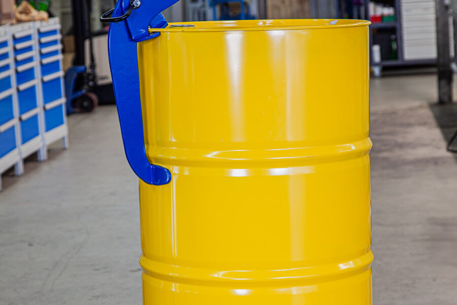 Anwendung 2 Fasshebeklemme DLC