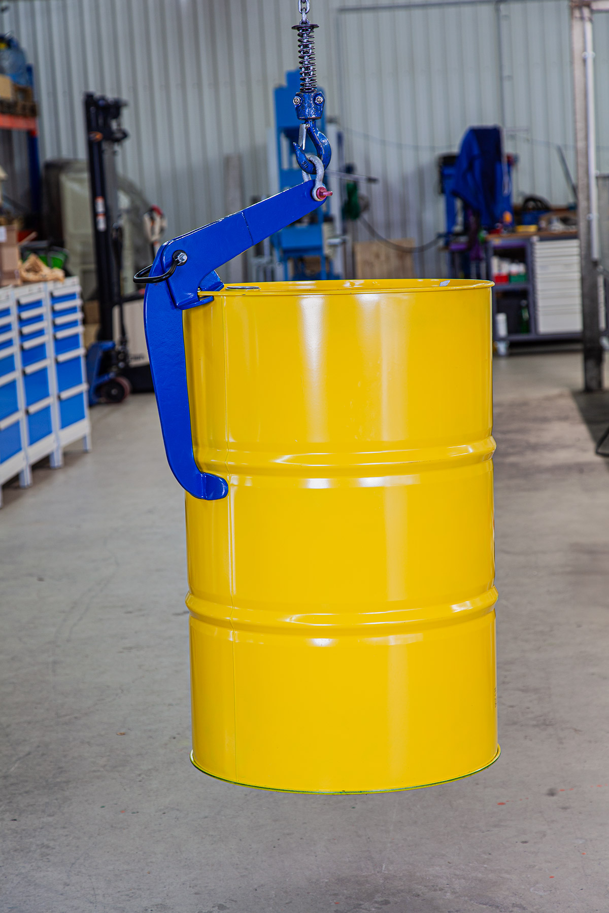 Anwendung 2 Fasshebeklemme DLC