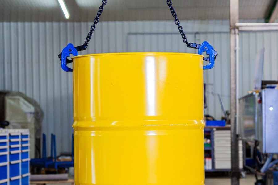 Anwendungsbild Fasshebeklemme DL