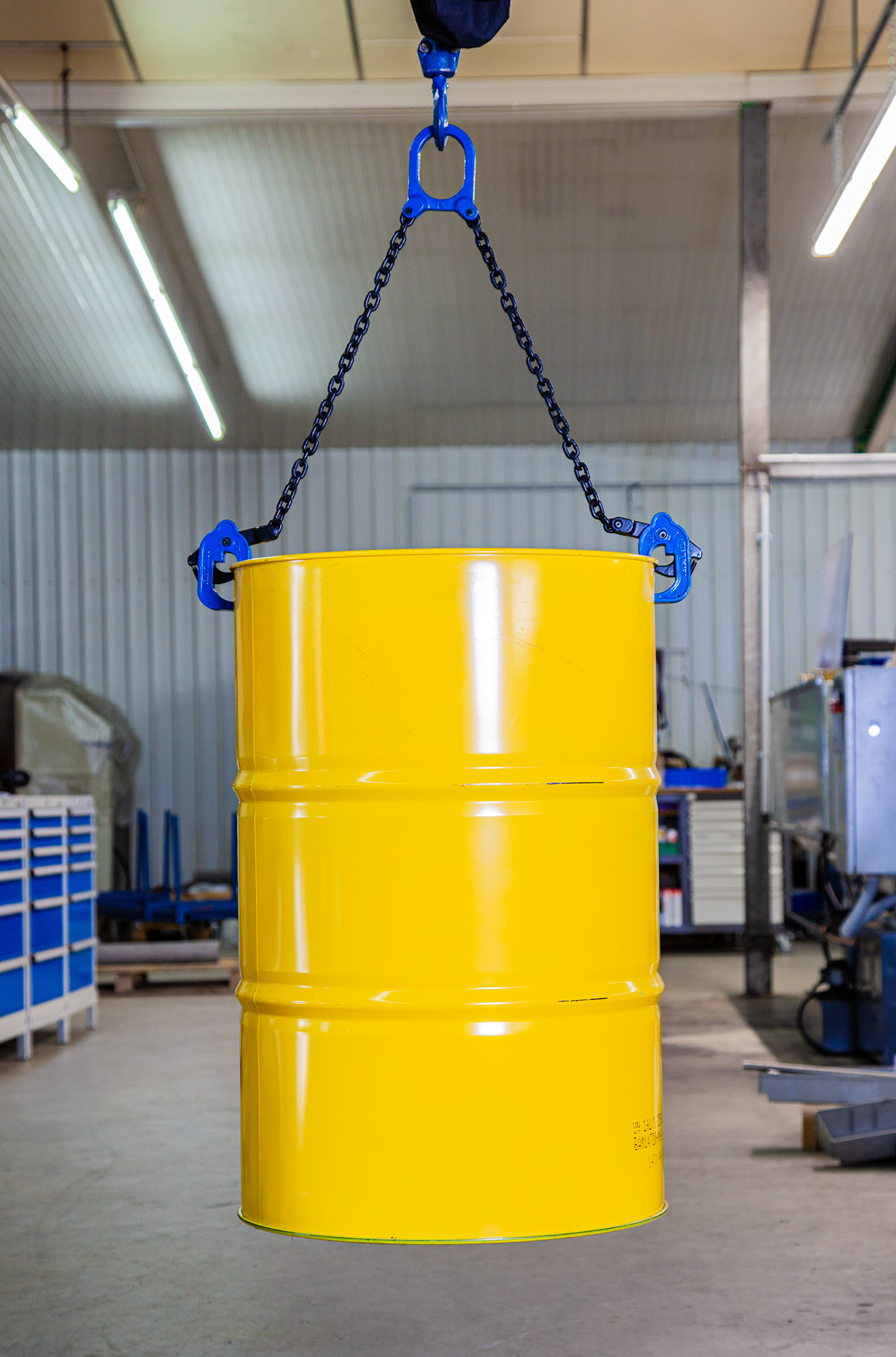 Anwendungsbild Fasshebeklemme DL