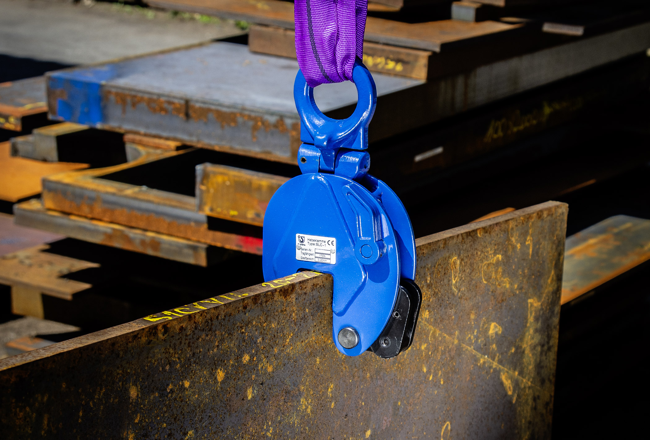 Anwendungsbild 1 Hebeklemme SLC