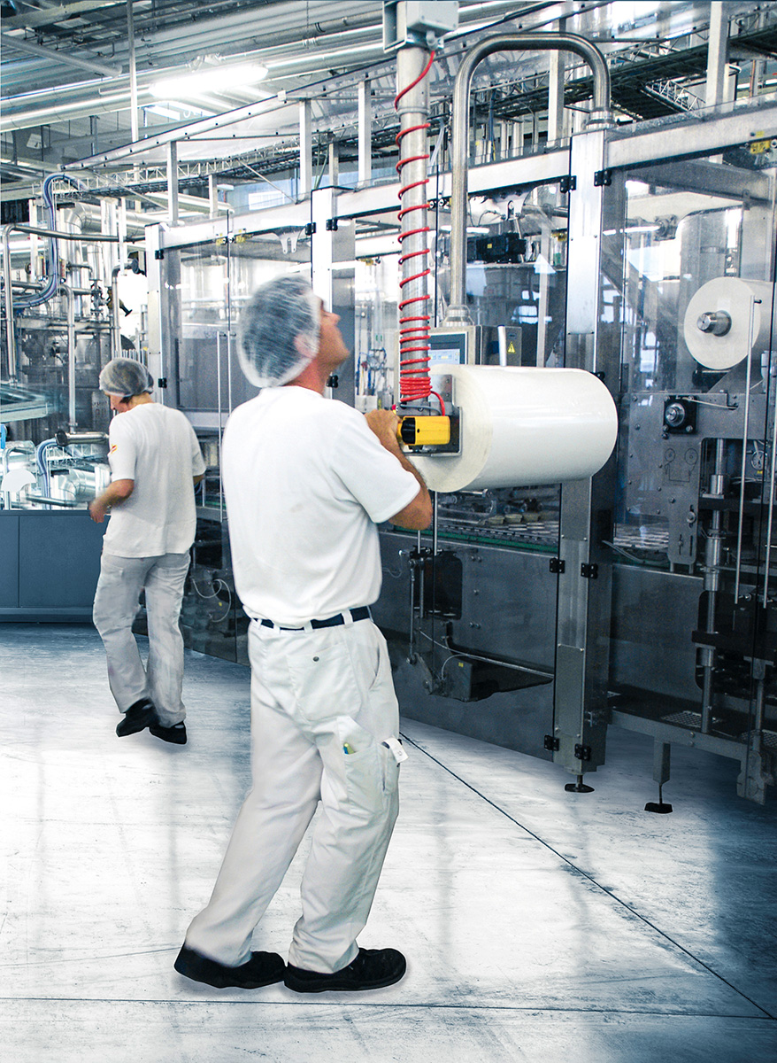 Anwendungsbild Elektrokettenzug Teleskophandy PEH-HT