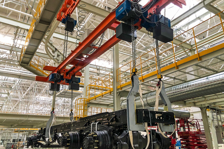 Anwendungsbild 14 Elektrokettenzug PITCH PF