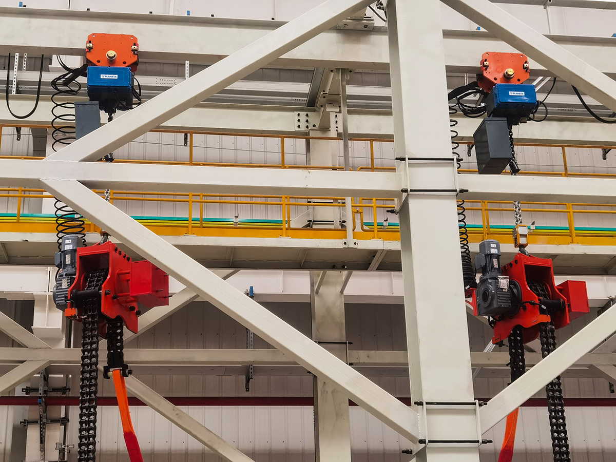 Anwendungsbild 2 Elektrokettenzug PITCH PF