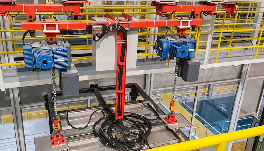 Anwendungsbild 6 Elektrokettenzug PITCH PF