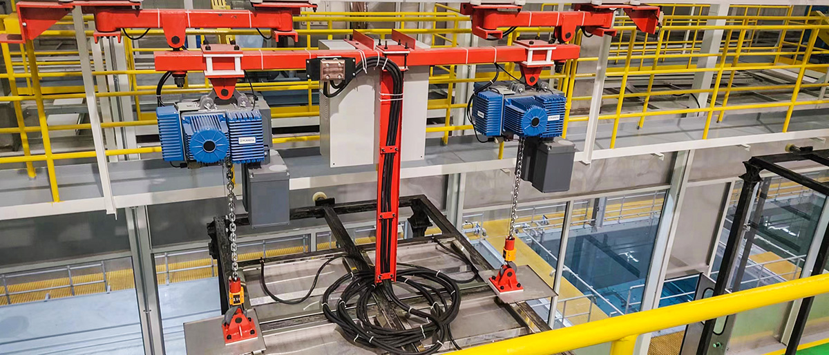 Anwendungsbild 6 Elektrokettenzug PITCH PF