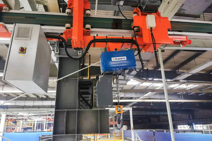 Anwendungsbild 7 Elektrokettenzug PITCH PF