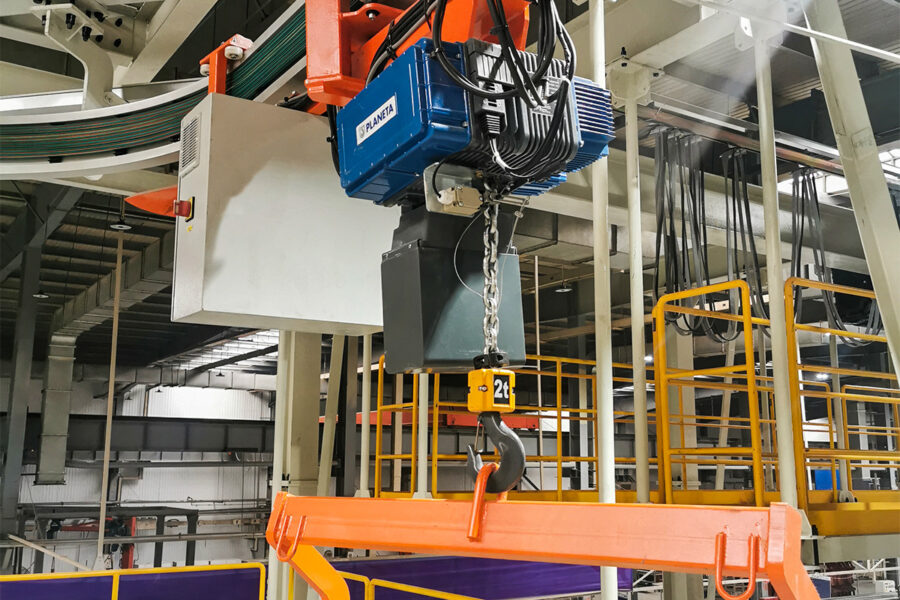 Anwendungsbild 8 Elektrokettenzug PITCH PF