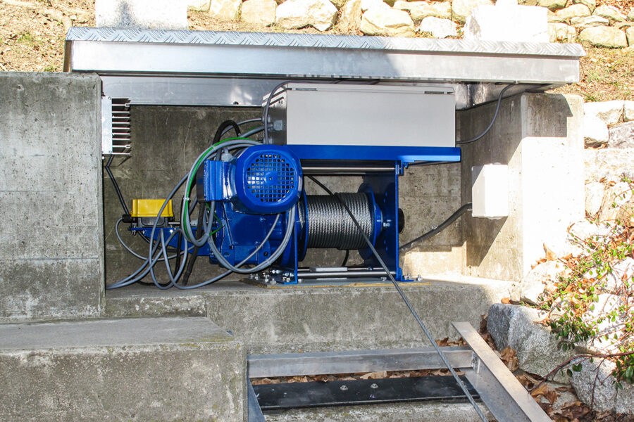 Anwendung Elektroseilwinde PORTY 250 Bild 1