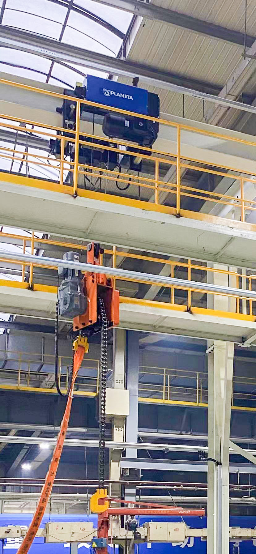 Anwendungsbild 1 Elektroseilzug PWRH