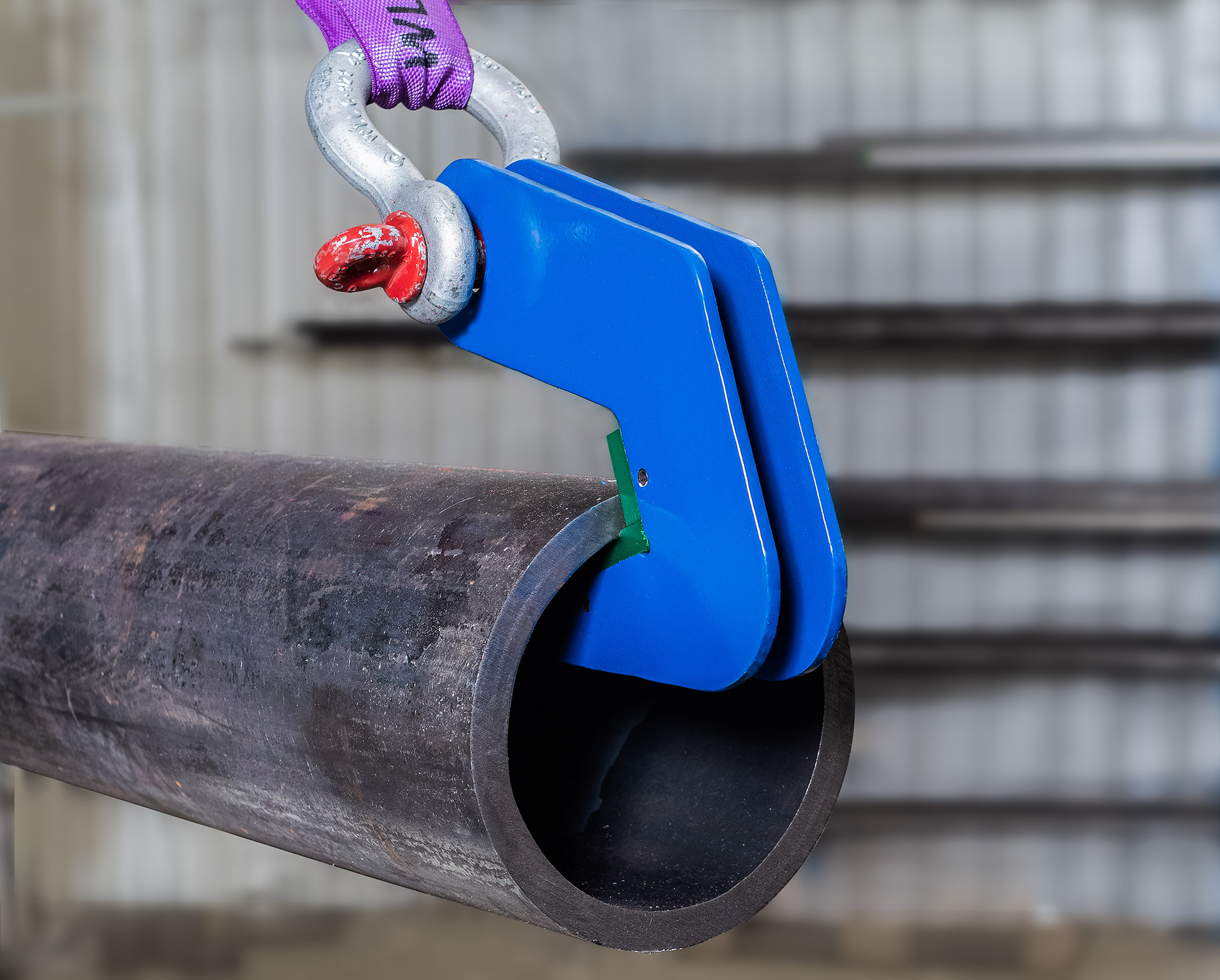 Anwendungsbild Rohrhebeklemme PPC