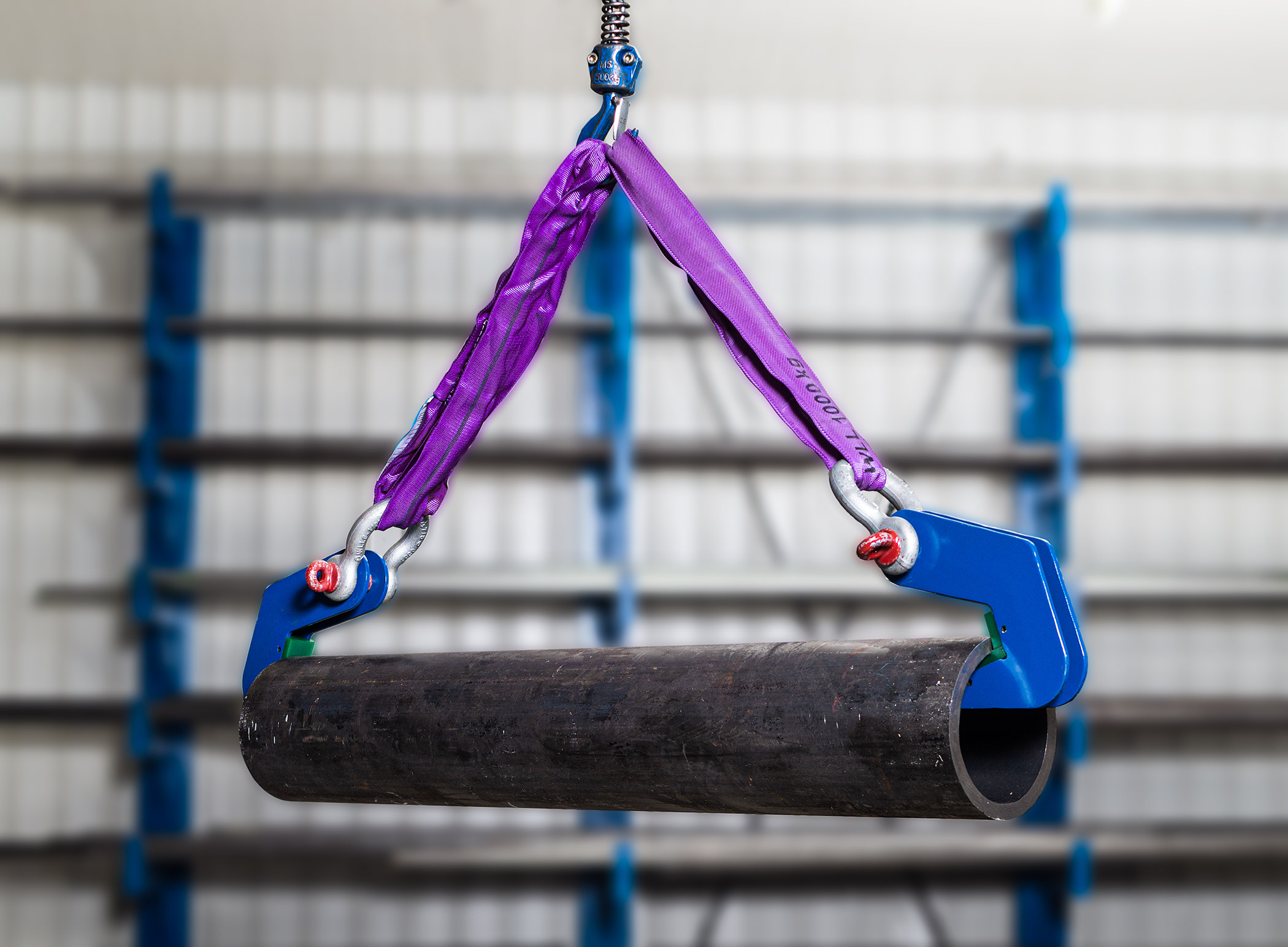 Anwendungsbild 1 Rohrhebeklemme PPC