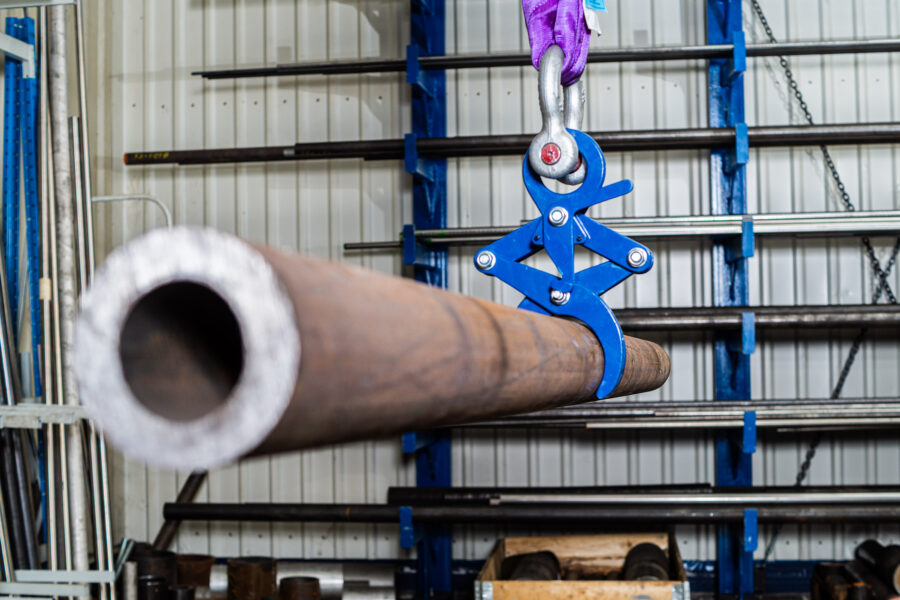 Anwendungsbild 1 Rundmaterialgreifer RTG