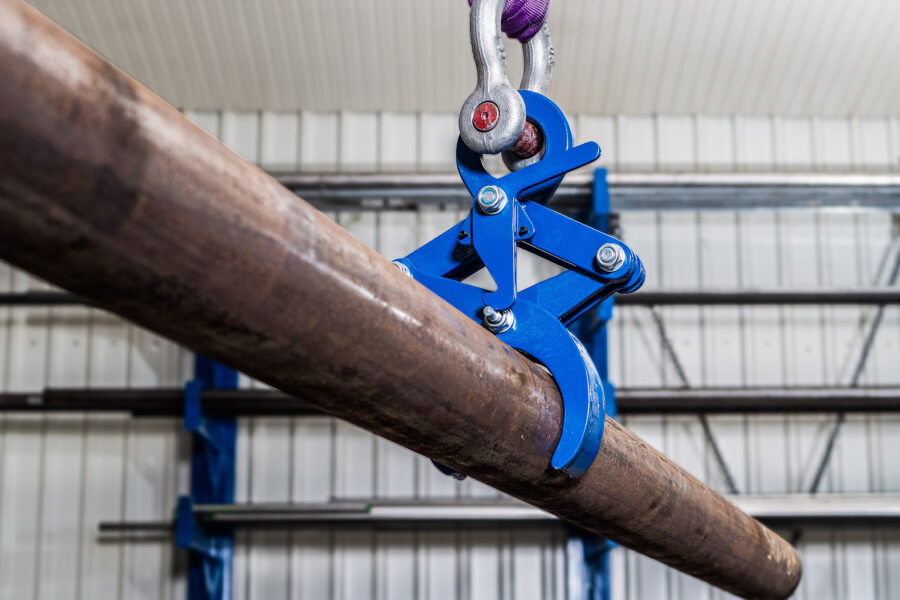 Anwendungsbild 3 Rundmaterialgreifer RTG