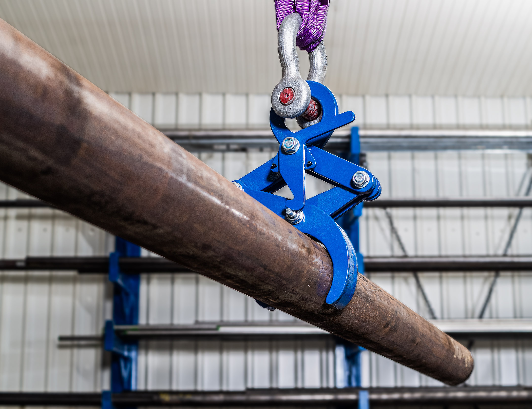 Anwendungsbild 3 Rundmaterialgreifer RTG