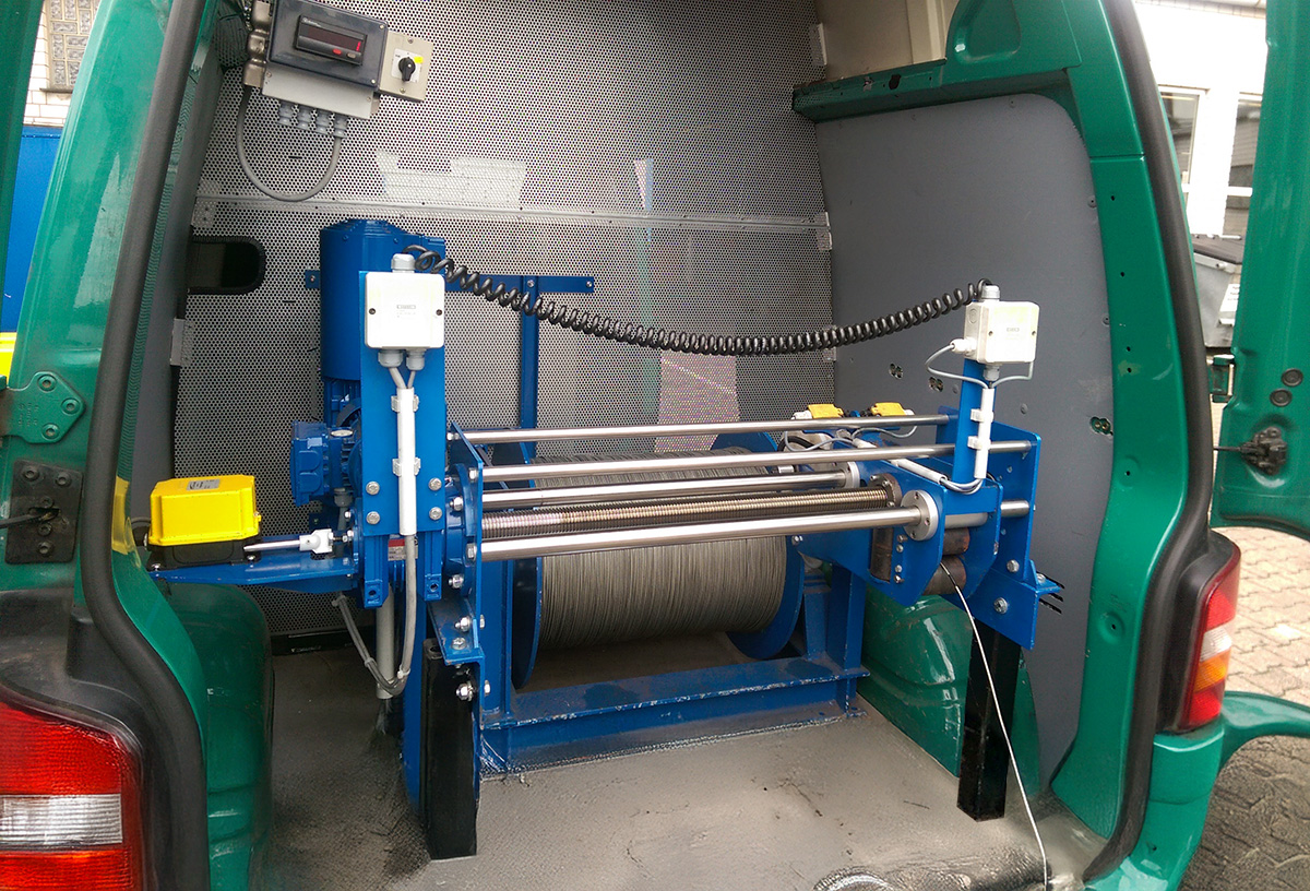 Anwendung Elektroseilwinde SB-E 301