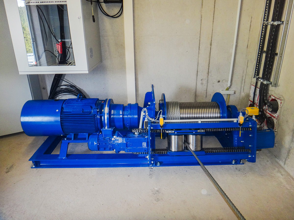 Anwendung Elektroseilwinde SB-E 306