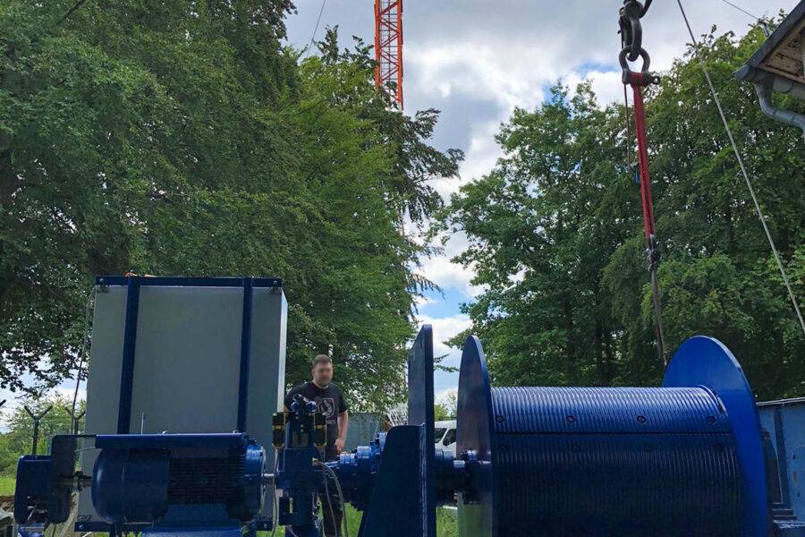 Anwendung Elektroseilwinde SB-E 314