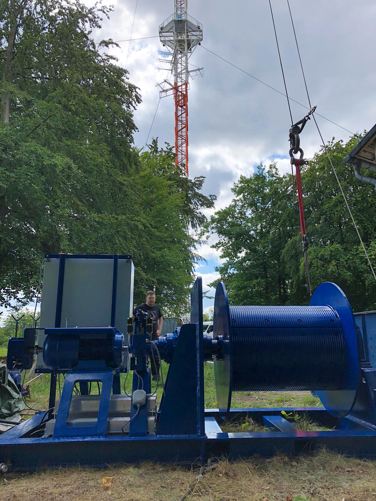 Anwendung Elektroseilwinde SB-E 314