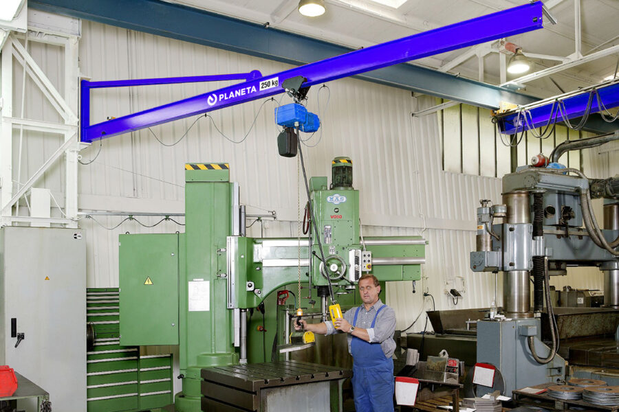 Anwendung Wandschwenkkran PW