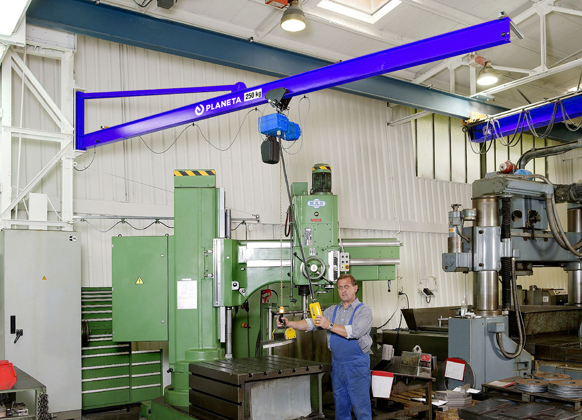 Anwendung Wandschwenkkran PW