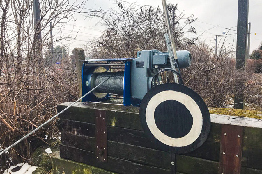 Anwendung Elektroseilwinde PFW-E 3000