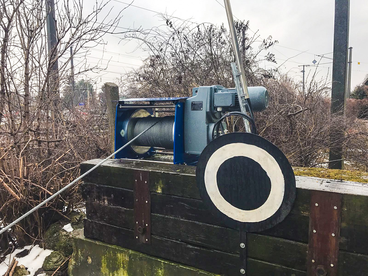 Anwendung Elektroseilwinde PFW-E 3000