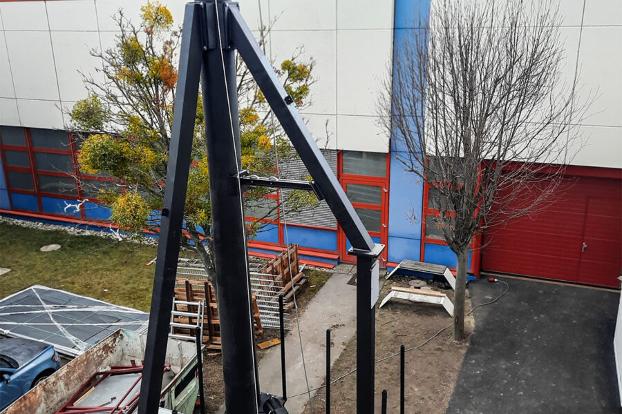 Anwendung Elektroseilwinde PFW-E 750