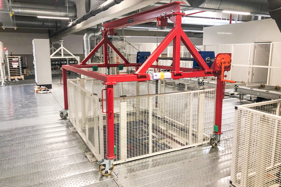 Anwendung Elektroseilwinde PFW-E 750 synchron Bild 2