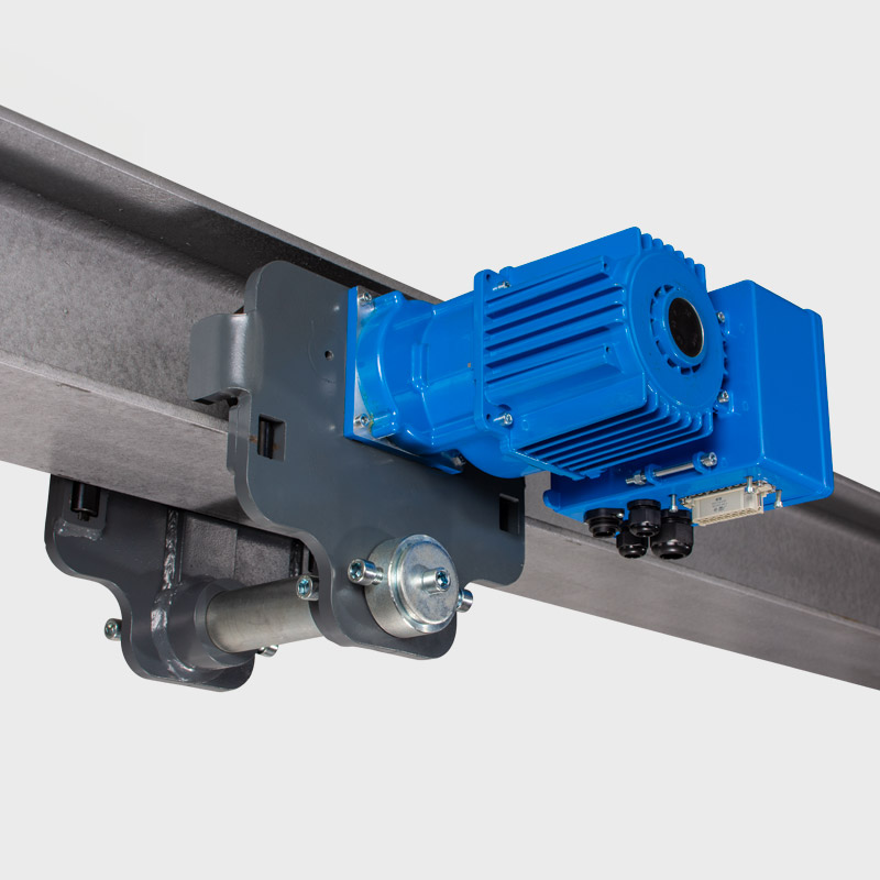 Elektrofahrwerk EC130/180/260 auf Träger für Elektrokettenzug PITCH