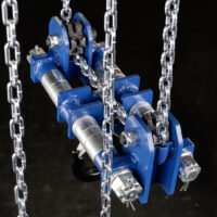 Kombi-Fahrwerk LHT-Hyperlow Tragfähigkeit 2.000 kg Kettenführung