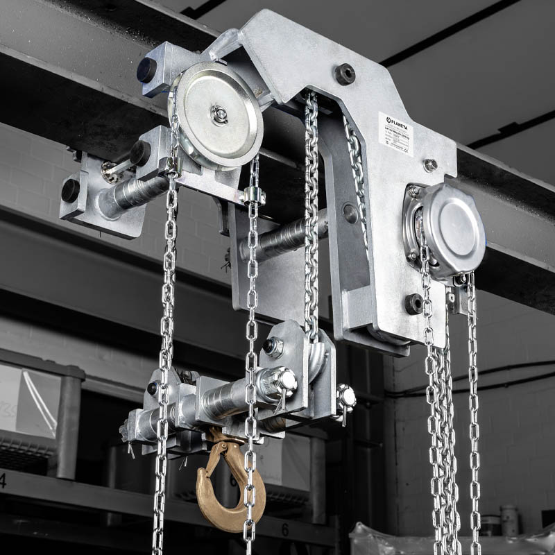 Kombi-Fahrwerk LHT-Hyperlow Tragfähigkeit 3.200 kg in ATEX-Ausführung