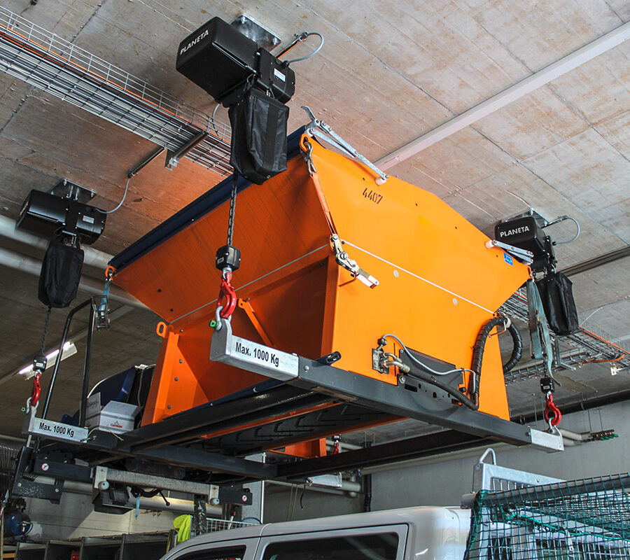 Anwendungsbild 12 Elektrokettenzug PEH