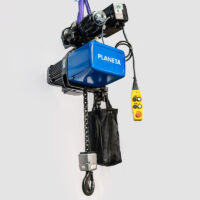 Elektrofahrwerk PMF mit Elektrokettenzug PEH und Steuerung mit Not-Aus