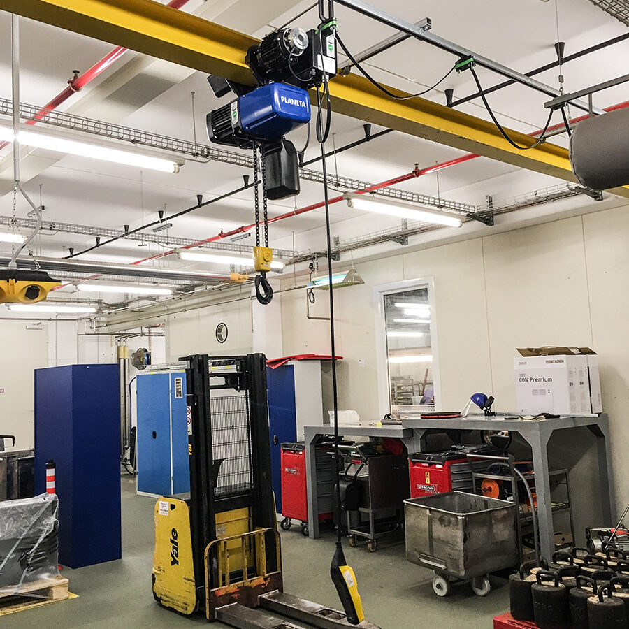 Anwendungsbild 1 Elektrokettenzug PEH