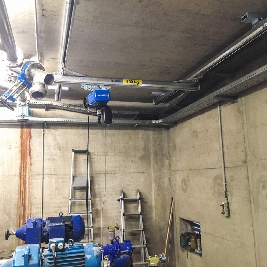 Anwendungsbild 8 Elektrokettenzug PEH